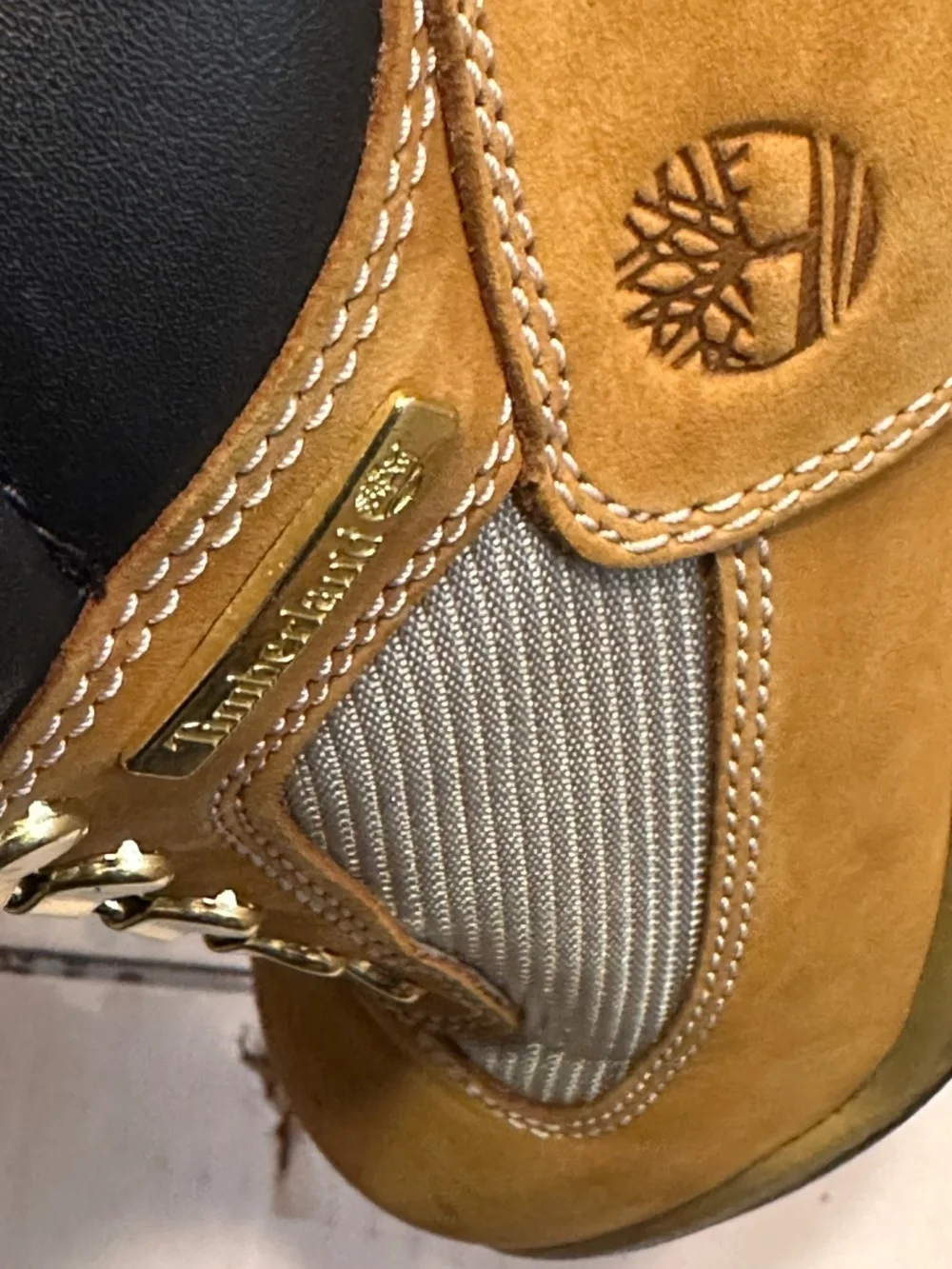 Timberland Premium 6-inch waterproof boots feature iconic wheat nubuck leather a